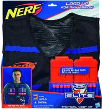 NERF N-Strike Elite vesta s 2 zásobníky a 12 šipkami