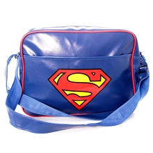 Brašna Superman logo modrá
