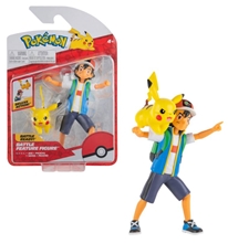 Akční figurka Pokémon - Battle Feature Figure: Ash a Pikachu
