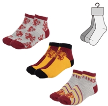 Unisex ponožky Harry Potter: Gryffindor - Nebelvír (EU 41-46) vícebarevná bavlna polyester elastan