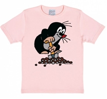 Dětské tričko Krteček: Zahradník (výška 140-152 cm) růžová bavlna