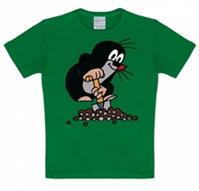 Dětské tričko Krteček: Zahradník (80-86 cm) zelená bavlna