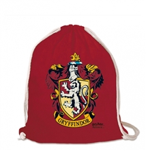 Bavlněnný gym bag - vak se šňůrkami Harry Potter: Nebelvír - Gryffindor (35 x 44 cm) červená bavlna