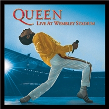 Plakát v rámu Queen: Live At Wembley (31,5 x 31,5 cm)