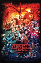 Plakát Stranger Things: Seasons Montage (61 x 91,5 cm)