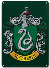 Dekorační cedule na zeď Harry Potter: Slytherin (Zmijozel) (15 x 21 cm)