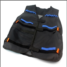 Taktická vesta vhodná pro Nerf černá