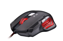 Herní myš C-TECH Akantha (GM-01R), herní, červené podsvícení, 2400DPI, USB (PC)