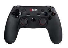 Gamepad C-TECH Lycaon pro PC/PS3/Android, 2x analog, X-input, vibrační, bezdrátový, USB
