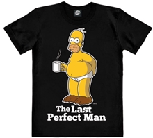 Pánské tričko The Simpsons: Homer - Last Perfect Man (S) černé