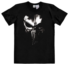 Pánské tričko Punisher: Techno Skull Marvel Comics (S) černá bavlna