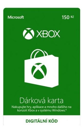 Dárková karta Xbox 150 Kč CZ