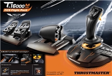 Thrustmaster T16000M Flight Pack + plynový pedál + pedálová sada (PC)	