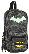 Batoh s penály na tužky DC Comics Batman: Night (12 x 23 x 5 cm) šedý polyester