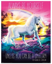 Plakát Unicorn: Always Be Yourself (40 x 50 cm)