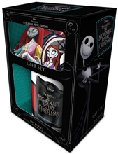 Dárkový set Nightmare Before Christmas Ukradené Vánoce: Jack & Sally (objem hrnku 315 ml)