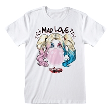 Pánské tričko DC Comics: Harley Quinn Mad Love (XL) bílá bavlna