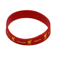 Silikonový náramek: FC Liverpool (průměr 7 cm) červený
