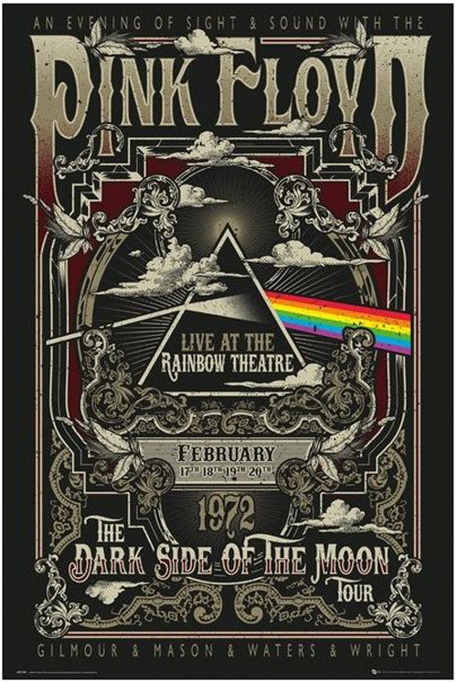 Plakát Pink Floyd: Rainbow Theatre (61 x 91,5 cm)