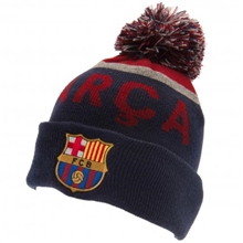 Zimní pletená čepice FC Barcelona: Znak (univerzální) modrá