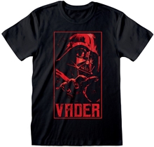 Pánské tričko Star Wars: Vader (S) černá bavlna