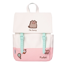 Školní batoh Pusheen: Rose (objem 12,5 litrů 38 x 30 x 11 cm) růžový polyester