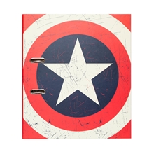 Kroužkový pořadač se spojovací svorkou Marvel: Captain America (28 x 32 x 7 cm)