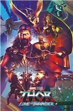 Plakát Marvel Thor: Logo And Thunder (61 x 91,5 cm) 150 g