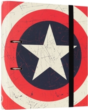 Kroužkový pořadač Marvel Captain America: štít (28 x 32 x 4 cm)