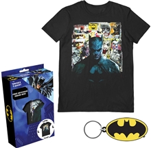 Pánské tričko s přívěskem DC Comics Batman: Shadows (XL) černá bavlna