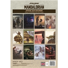 Kalendář Star Wars: The Mandalorian 2023 - Plakáty