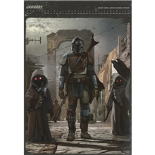 Kalendář Star Wars: The Mandalorian 2023 - Plakáty