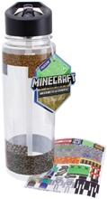 Plastová láhev na pití s nálepkami Minecraft: Creepeři a Zombie  (objem 650 ml)