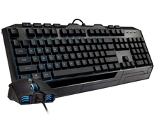 Cooler Master Devastator III Plus, herní set klávesnice a myši, 7 barev LED, US layout, černá