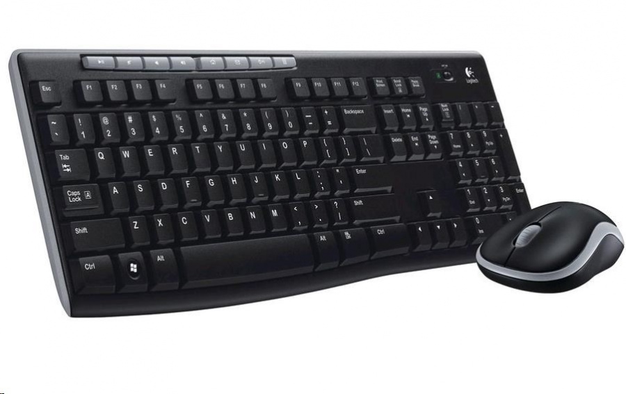 Logitech bezdrátový set klávesnice a myši MK270, USB, CZ