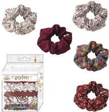 Doplňky do vlasů v kosmetické tašce Harry Potter: Magické téma (set 5 kusů gumičky)