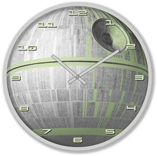 Nástěnné hodiny Star Wars Hvězdné války: Death Star (průměr 25 cm)