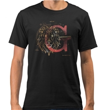 Pánské tričko Harry Potter: Glow In The Dark Gryffindor - Nebelvír (L) černá bavlna