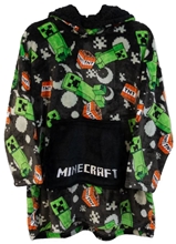 Unisex mikina Minecraft: Creeper TNT (univezální obvod hrudníku 130 cm) černý polyester