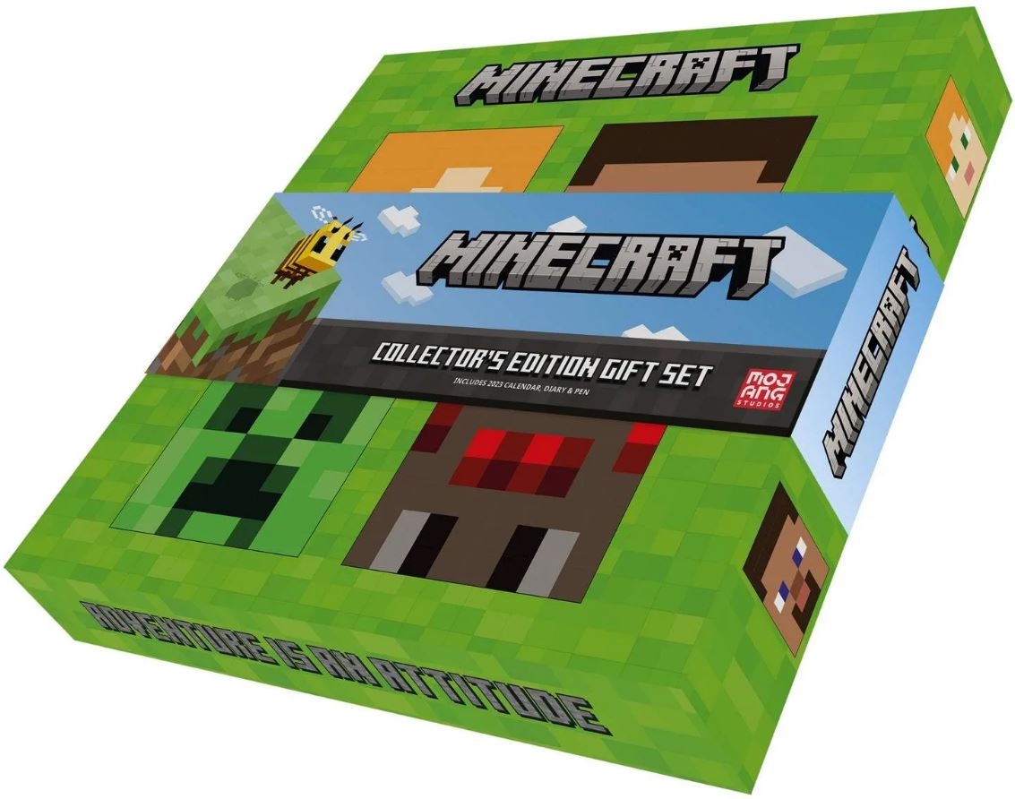 Dárkový set Minecraft kalendář - diář - propiska (32 x 32 x 14 cm)