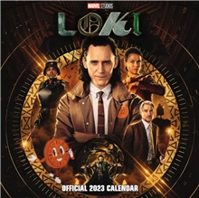 Oficiální nástěnný kalendář 2023 Marvel: Loki s plakátem (SQ 30,5 x 30,5 61 cm)