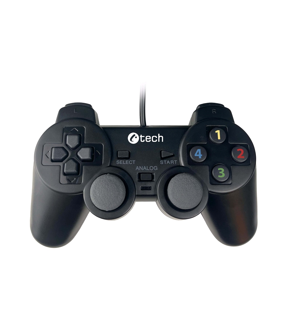 Gamepad C-TECH Callon - 2x analog, X-input, vibrační, 1,8m kabel, USB (PS3/PC)