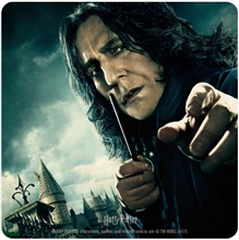 Tácek pod sklenici Harry Potter: Severus Snape (10 x 10 cm)