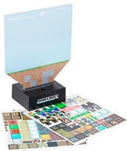 Stolní dekorativní lampa s nálepkami Minecraft: Budovat (22 x 17 cm) plast