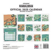 Kalendář Star Wars: The Mandalorian - Grogu 2023