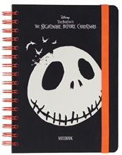 Poznámkový blok Disney The Nightmare Before Christmas Ukradené Vánoce: Jack Kroužková vazba (A5 14,8 x 21,0 cm)