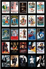 Plakát James Bond 007: 25 filmů (61 x 91,5 cm)