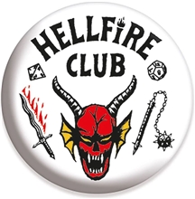 Placka Netflix Stranger Things: Klub Hellfire (25 mm)