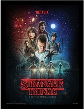 Obrázek v rámečku Netflix Stranger Things: Jedenáctka (30 x 40 cm)