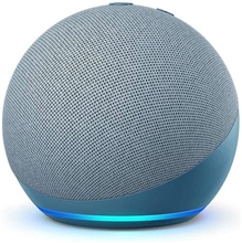 Amazon - Echo Dot 4 Blue 4th generation)